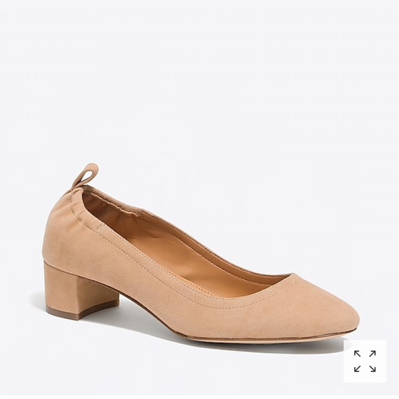 j crew anya block heel